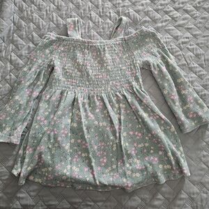 Floral Off-Shoulder Dress Top